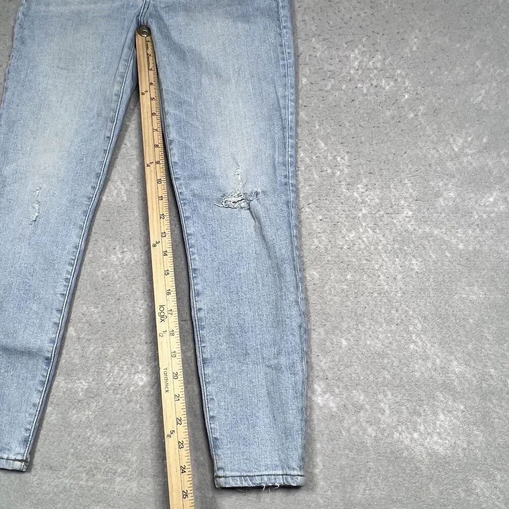 Madewell Jeans Women Sz 28 Blue High Rise Skinny Button Fly Denim Jeans